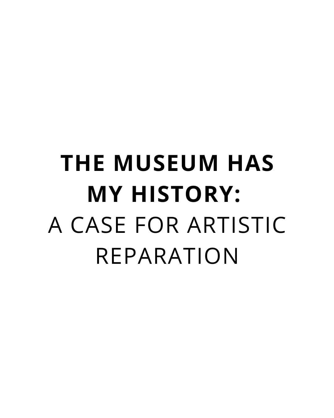 Title card of the essay on the Curatorial Ethics Network